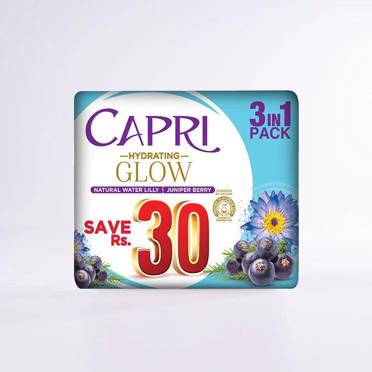 CAPRI SOAP VITALIZING WATER FAMILY PACK 3X130 GM