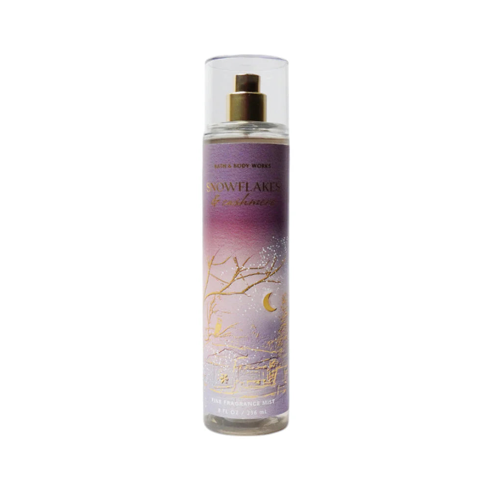BBW BODY MIST SNOWFLAKES & CASHMERE 236ML