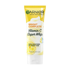 GARNIER BRIGHT COMPLETE VIT-C SUPER WHIP WASH 100ML