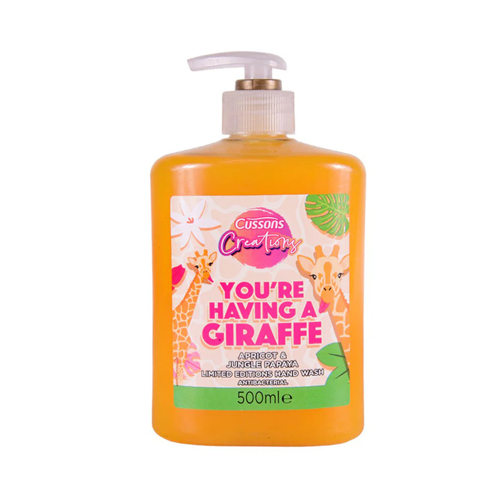 CUSSONS HAND WASH APRICOT & JUNGLE PAPAYA 500 ML
