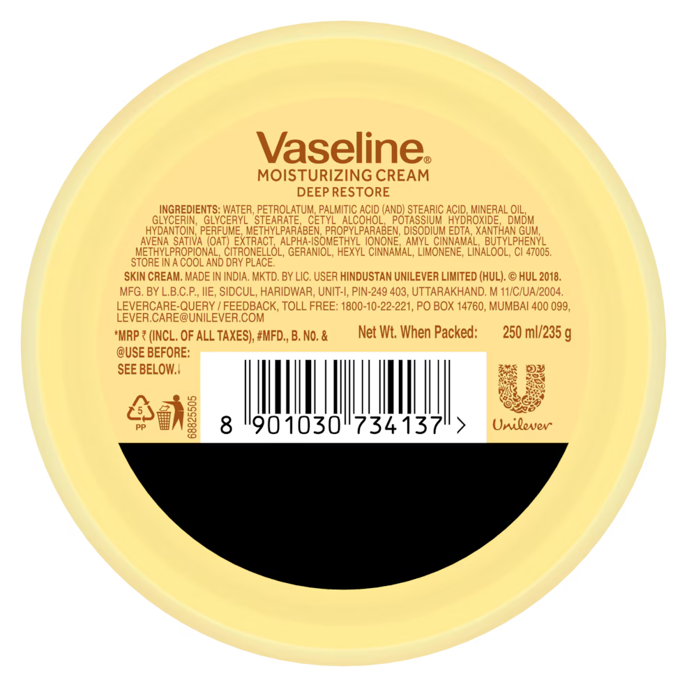 Vaseline Intensive Care Deep Restore Body Cream