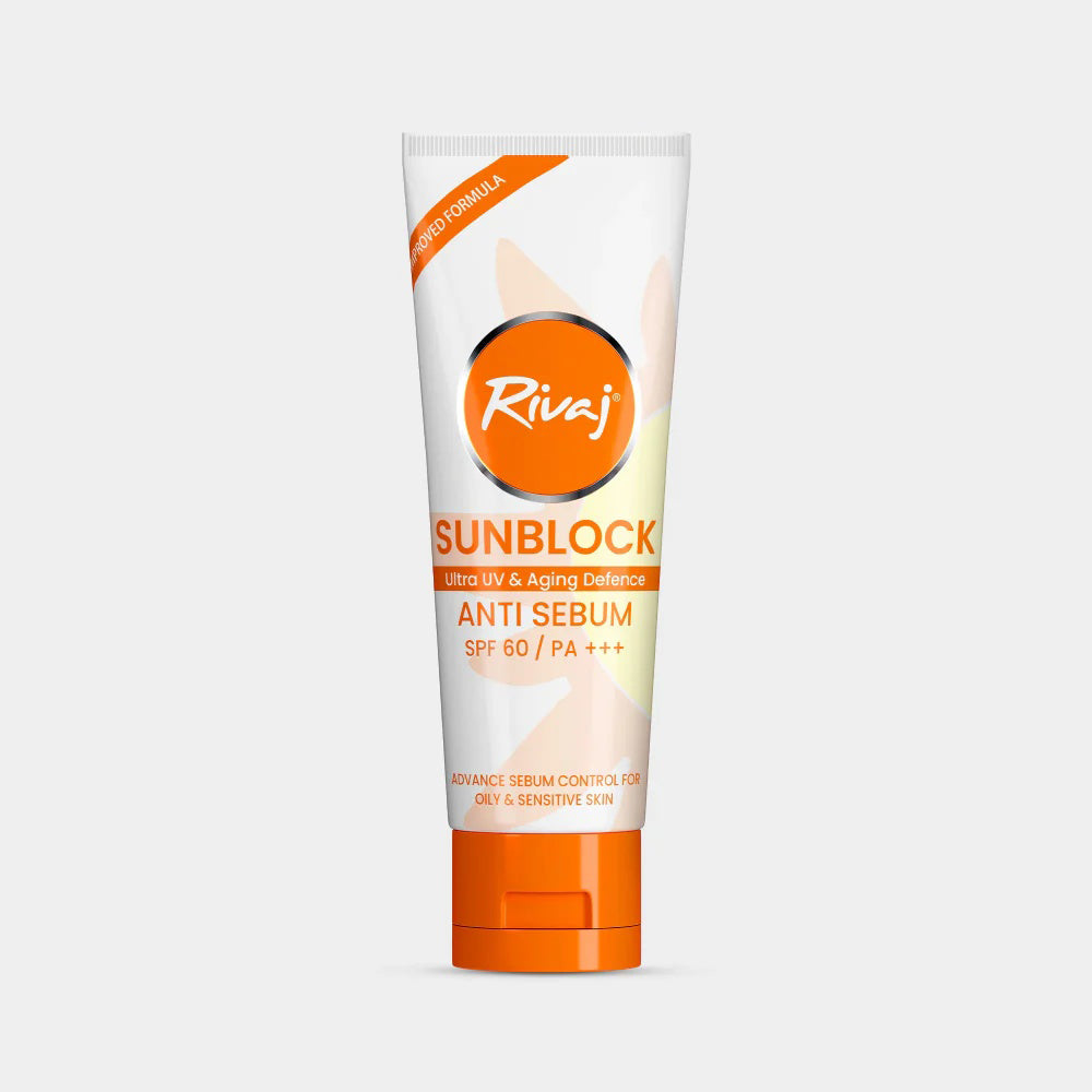 RIVAJ SUNBLOCK ANTI-SEBUM SPF60 40ML