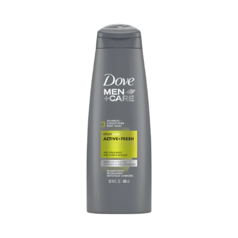 DOVE MEN CARE SHAMPOO SPORT CARE ACTIVE FRESH 3IN1 355 ML