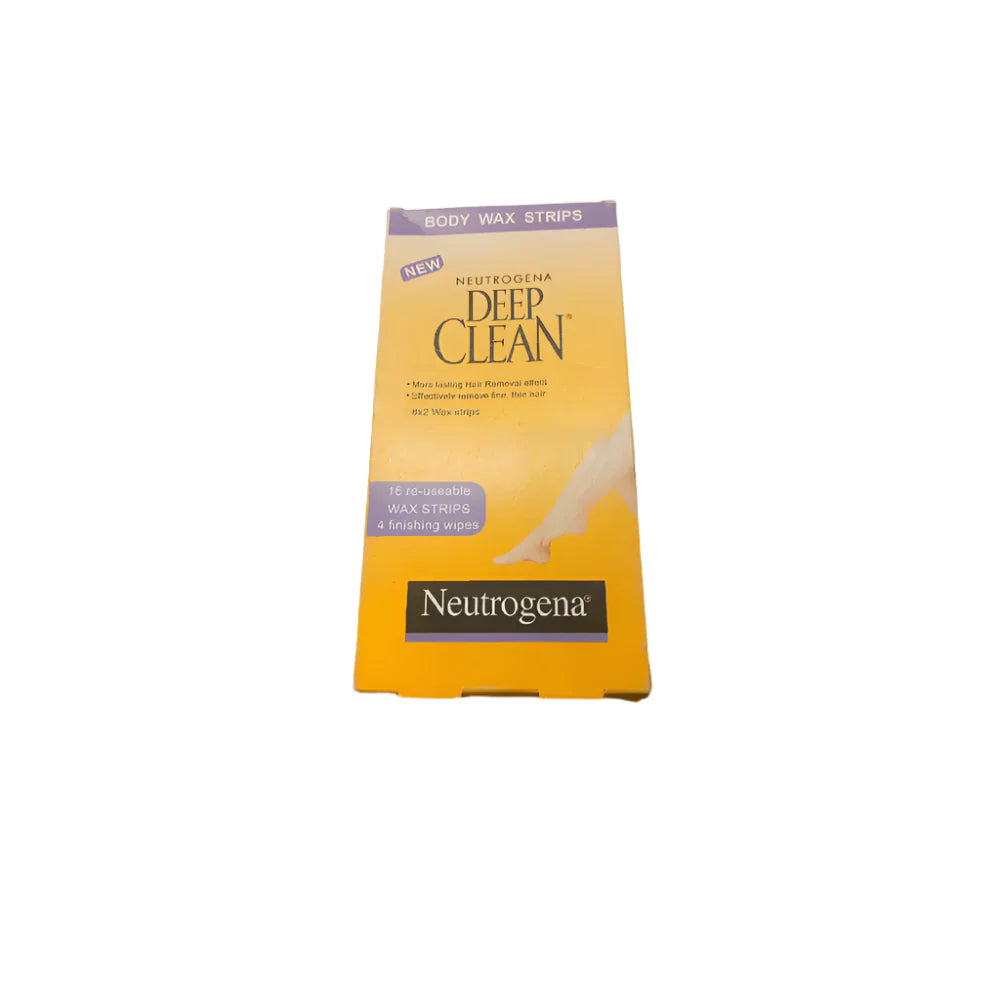 NEUTROGENA DEEP CLEAN BODY WAX STRIPS PC