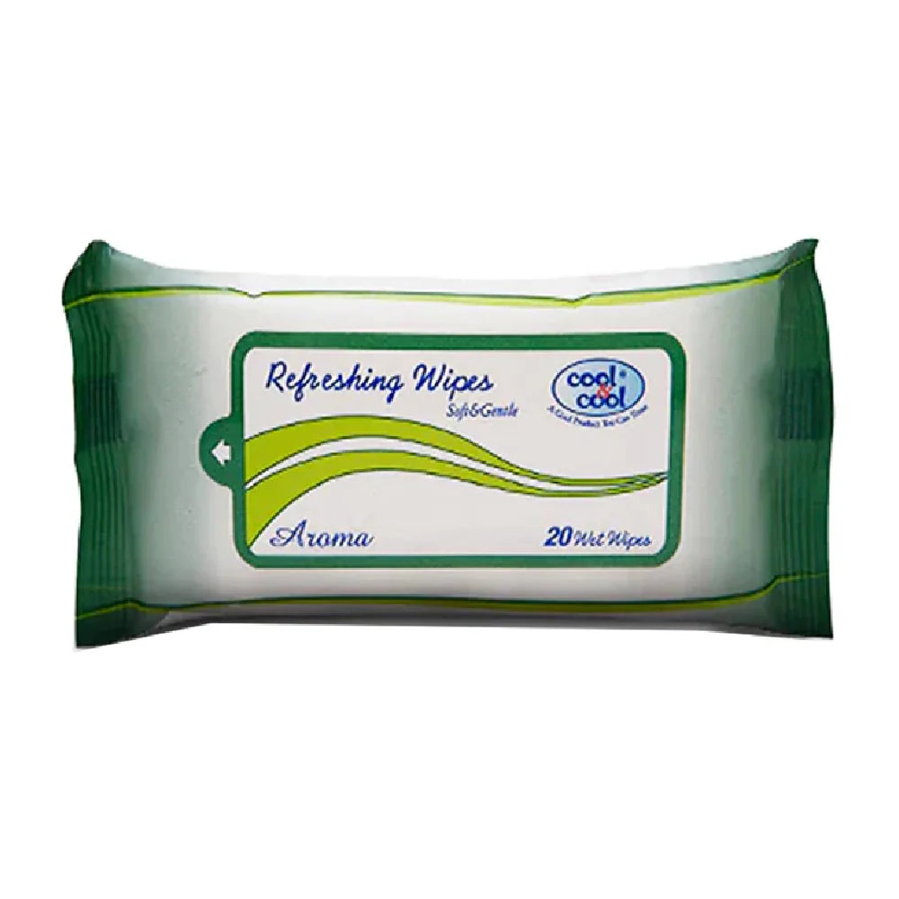 COOL & COOL WIPES REFRESHING SOFT AND GENTLE