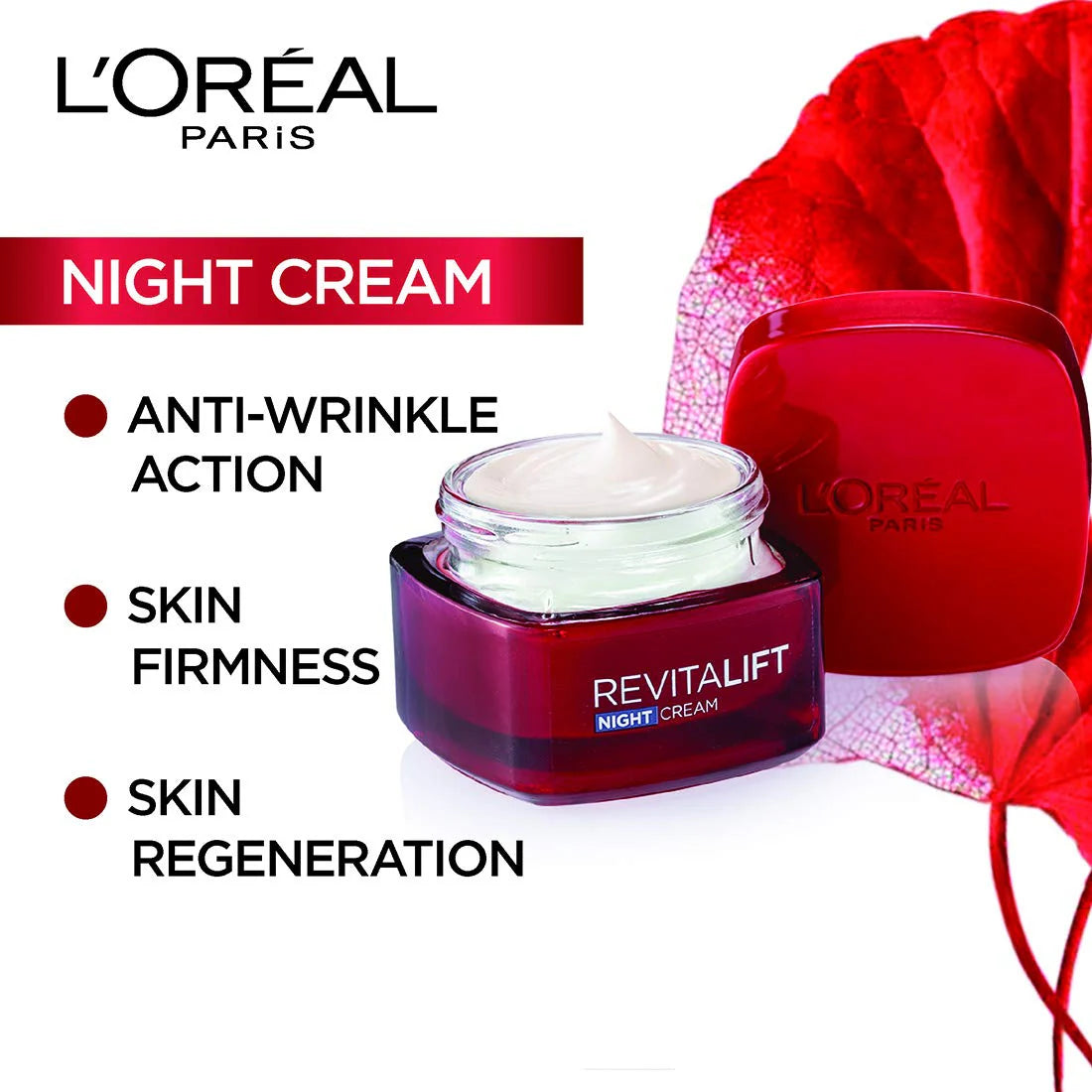 LOREAL NIGHT CREAM REVITALIFT 50 ML